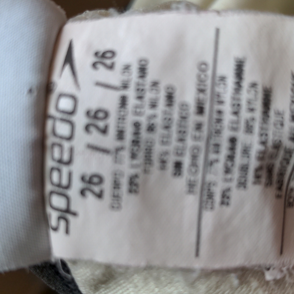 Speedo Girls Size 26 One Piece Swim Suit Style 7190191 - Picture 8 of 9